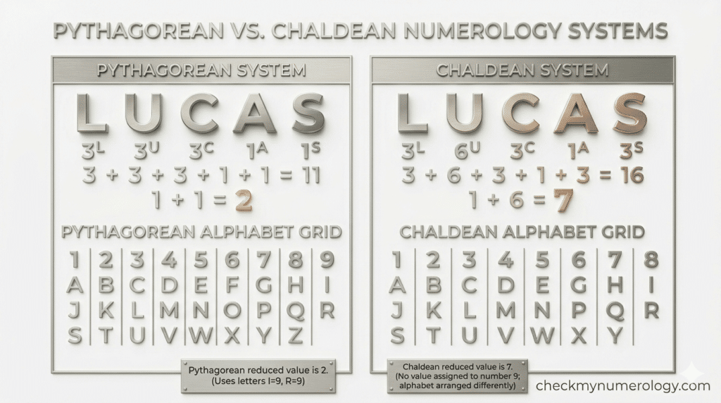 Chaldean vs Pythagorean, baby name numerology