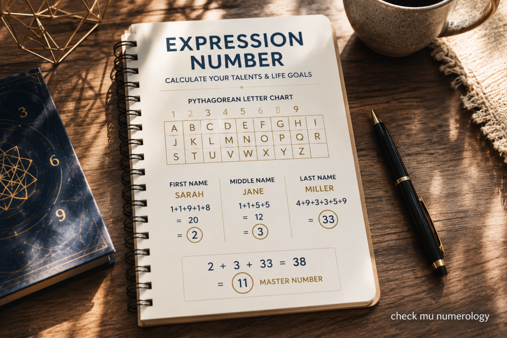 How to Calculate Your Expression Number